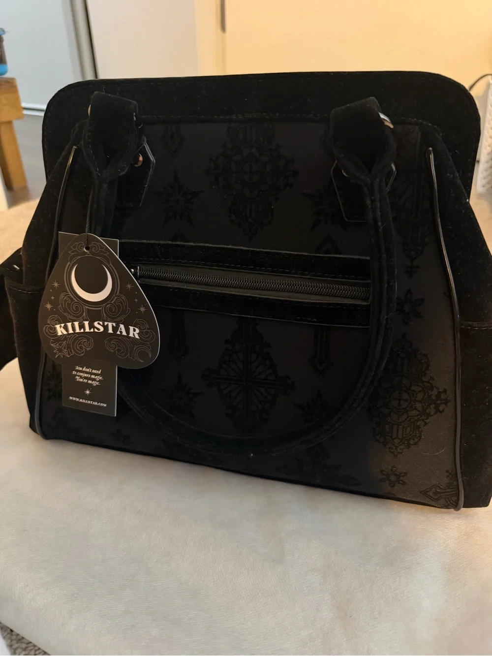 Killstar Black Velvet GRACE Satchel